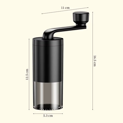 1Pc Manual Coffee Grinder Portable Grinder Home Outdoors Travel Hand Crank Coffee Grinder Adjustable Bean Grinder